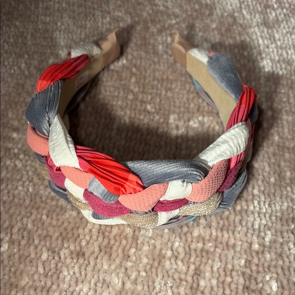 Braided Multicolor Headband